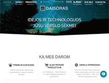 Tablet Screenshot of daisoras.lt